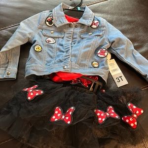 Disney Minnie Tutu Couture 3 piece set